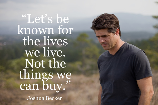 乔舒亚·贝克尔：Be known for