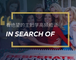 看绝望的主妇学高频短语:In search of