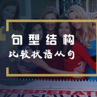看绝望的主妇学英语句型结构之比较状语从句