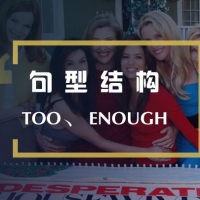 Too,enough程度副词在《绝望的主妇》中的句型应用举例