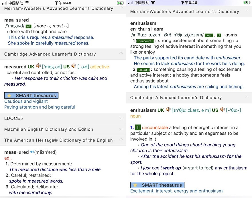 Measured enthusiasm是什么意思