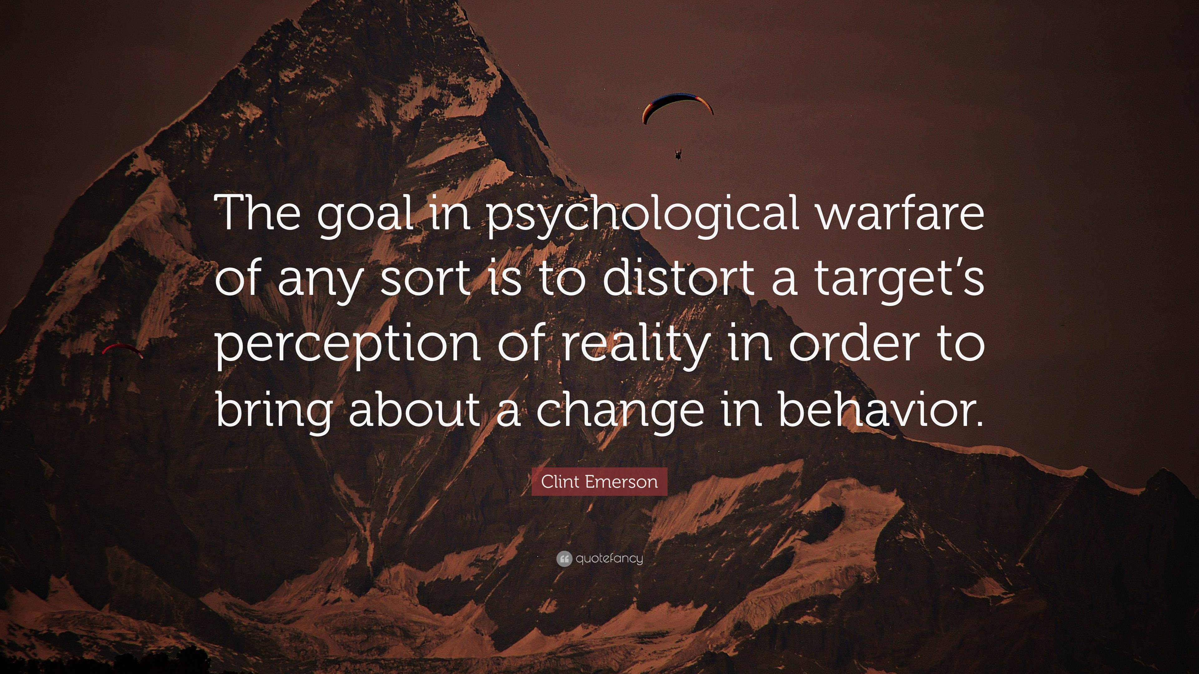 psychological warfare