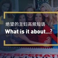 看绝望的主妇学高频短语：What is it about？