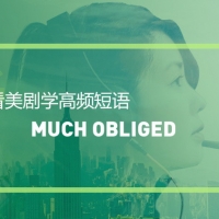 看电影美剧学英语实用短语：Much obliged