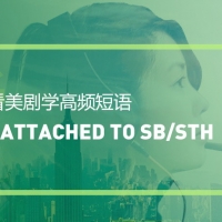 看绝望的主妇学高频短语：Attached to sb/sth