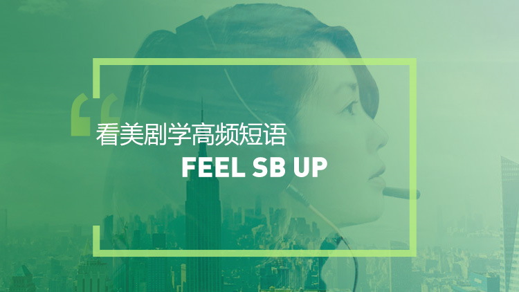 看美剧学高频短语：Feel sb up