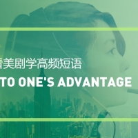 看绝望的主妇学高频短语：to one’s advantage