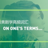 看美剧学英语高频短语：On one’s terms