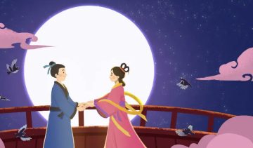 牛郎织女鹊桥相会：七夕节英文故事动画版