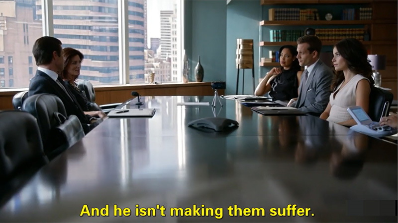 看美剧《金装律师》学商务英语谈判