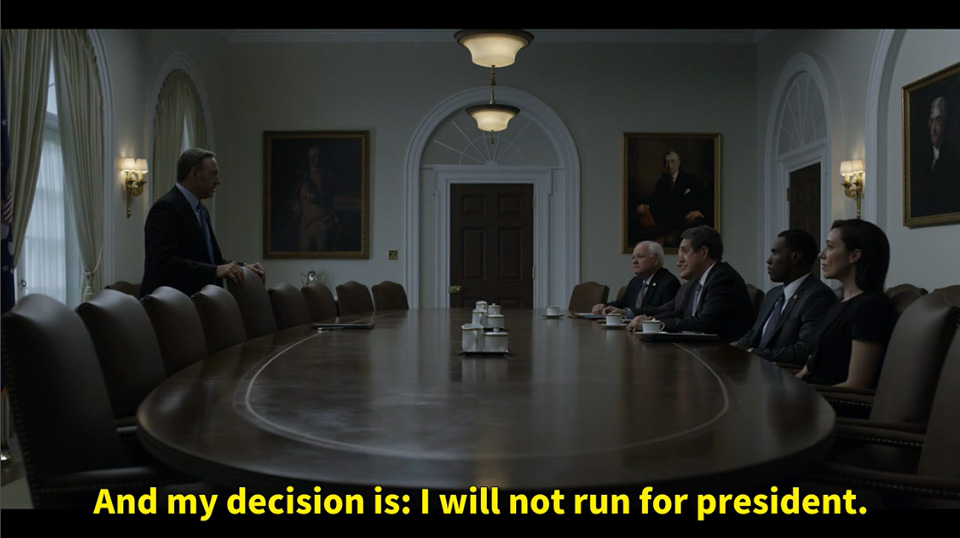 看美剧纸牌屋学英语：圆桌会议