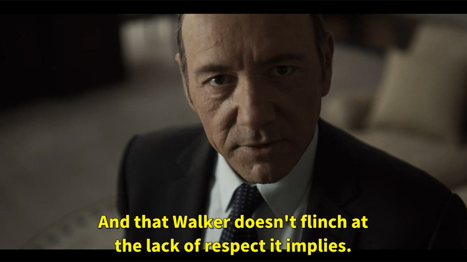看美剧纸牌屋学英语：Frank Underwood