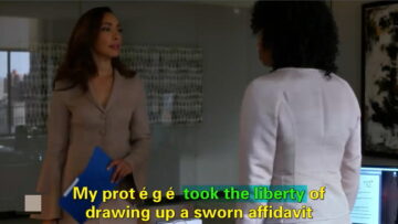 看美剧金装律师学英语：Jessica反客为主击败Georgina