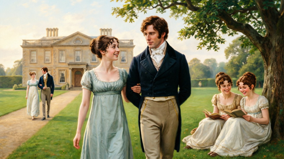 傲慢与偏见小说女主人主:宾格利与简